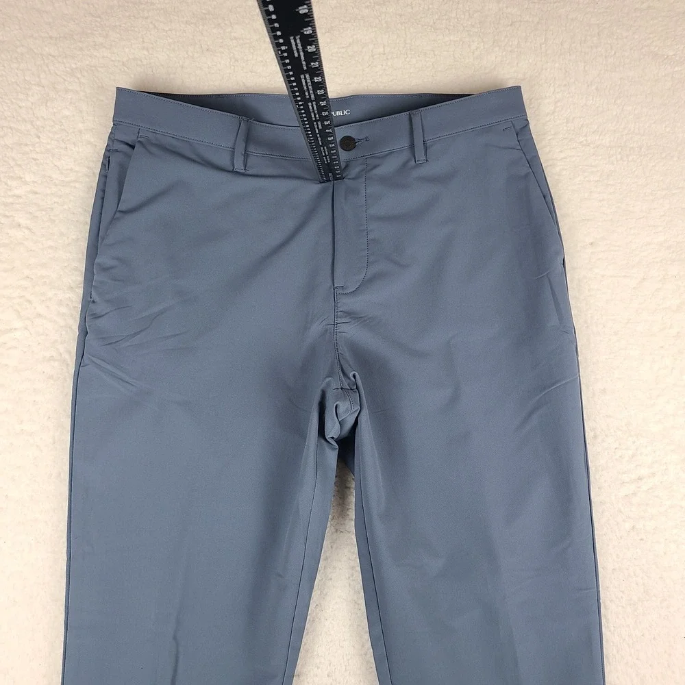 Banana Republic City‎ Pants Mens 38x34 Blue Activewear Performance Tech Golf